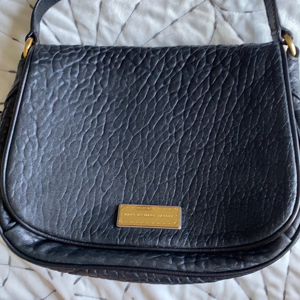 Marc by Marc Jacobs black leather crossbody